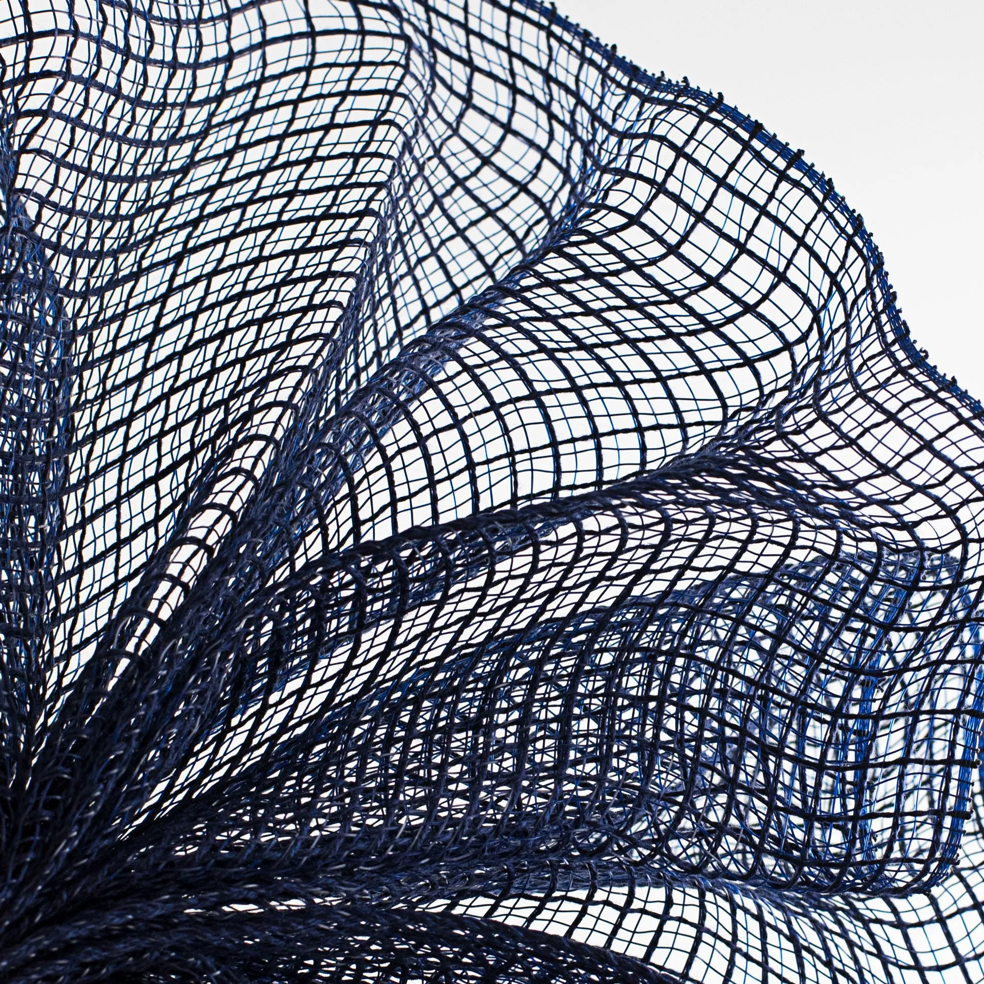 10" Fabric Mesh: Navy Blue