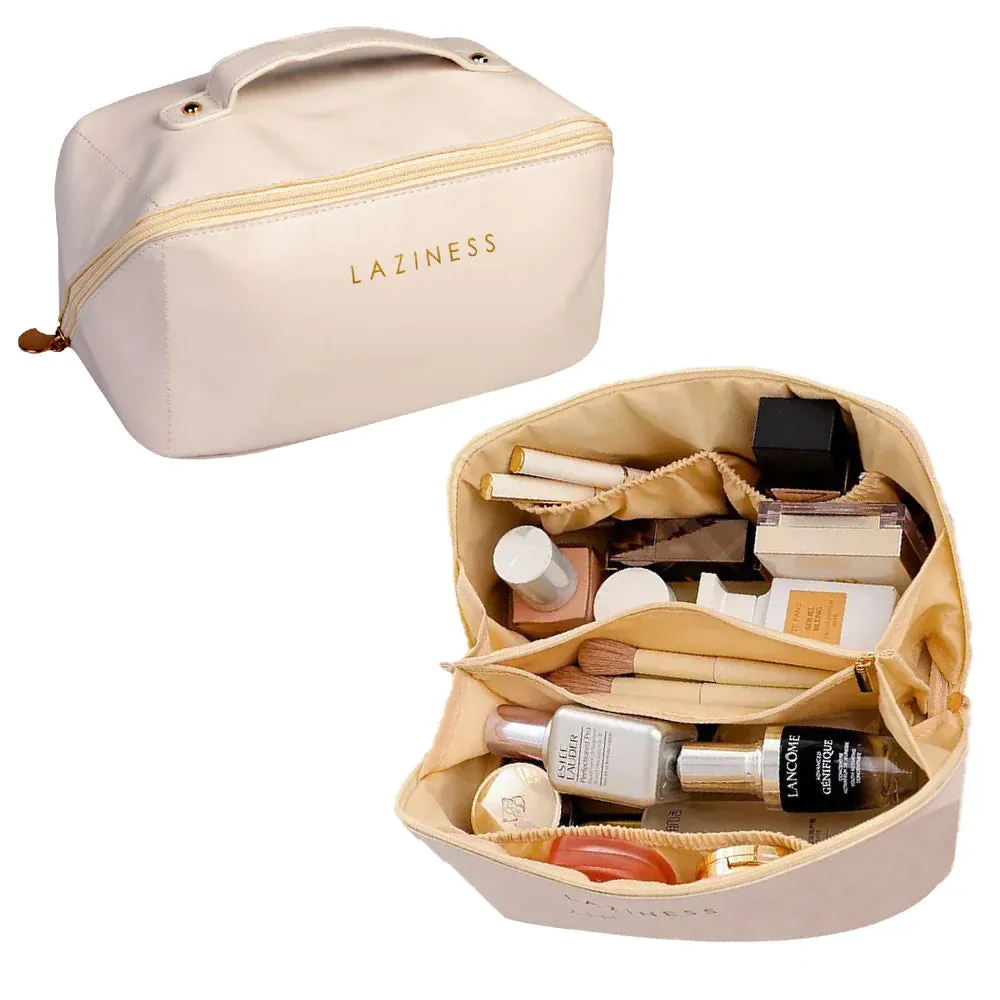 180° Open Design Multipurpose Travel Makeup Bag