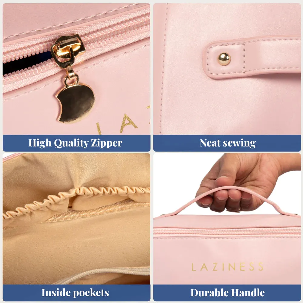 180° Open Design Multipurpose Travel Makeup Bag