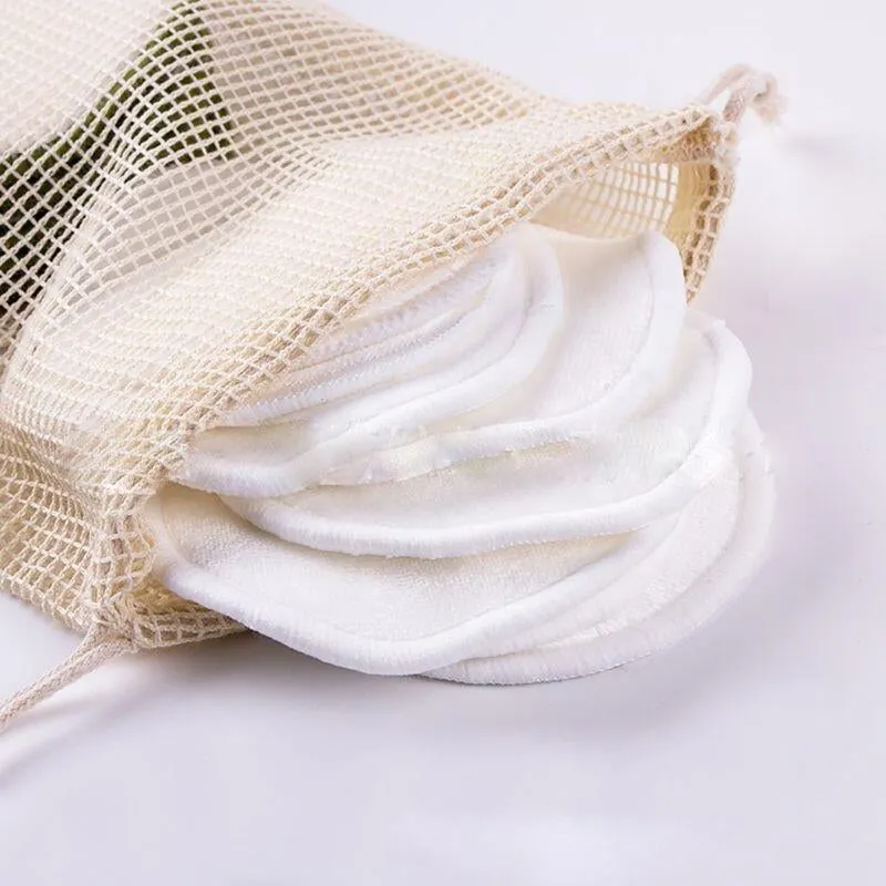 20 pads with 3 layers 100% Cotton Reusable Organic make up Remover. Made for parashuteHome.