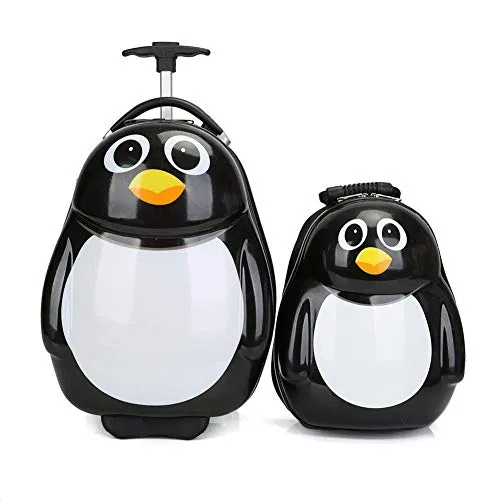 2PC Kids Luggage Set - Children's Suitcase Backpack For School, Travel