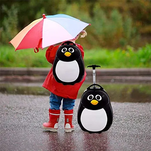 2PC Kids Luggage Set - Children's Suitcase Backpack For School, Travel