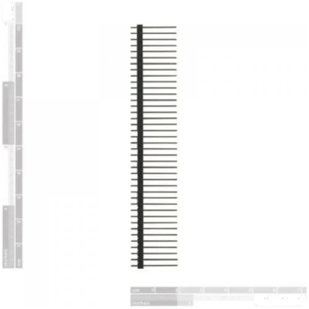 40 Pin Break Away Header - Straight (10 pack)