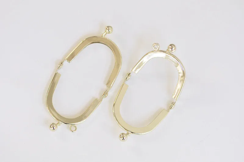 4cm Gold Purse Frame Coin Purse Frame 4cm (1 1/2")