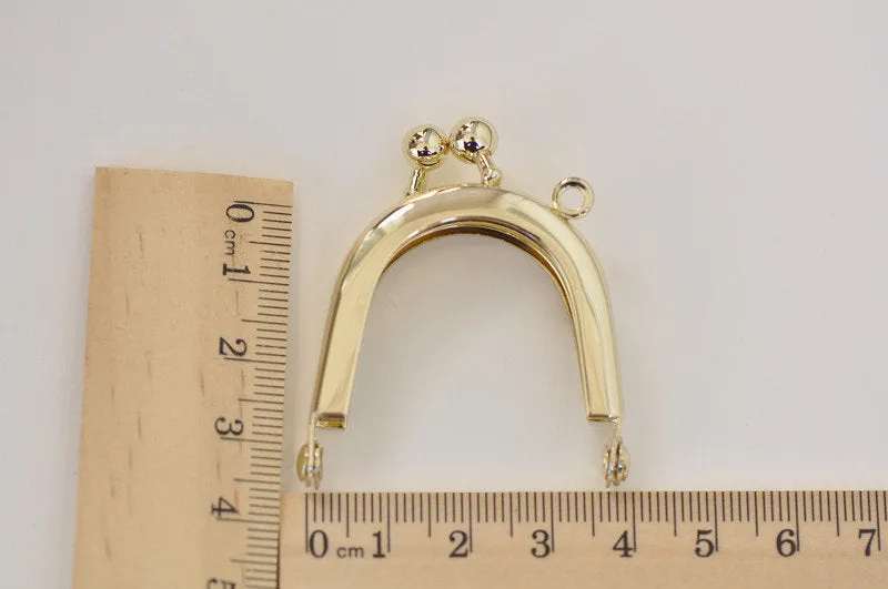 4cm Gold Purse Frame Coin Purse Frame 4cm (1 1/2")