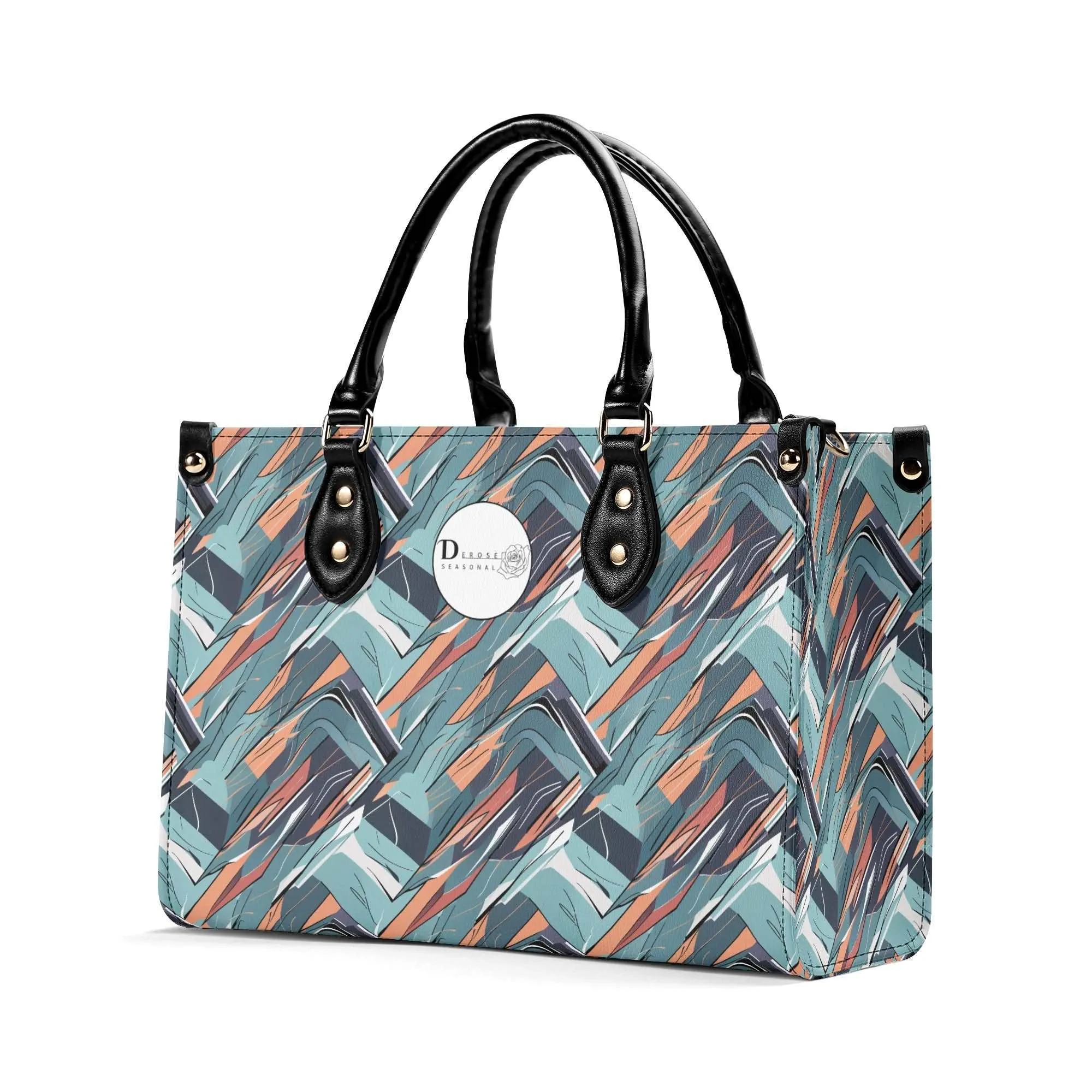 Abstract Breeze Luxury Women Leather Handbag (3 sizes)