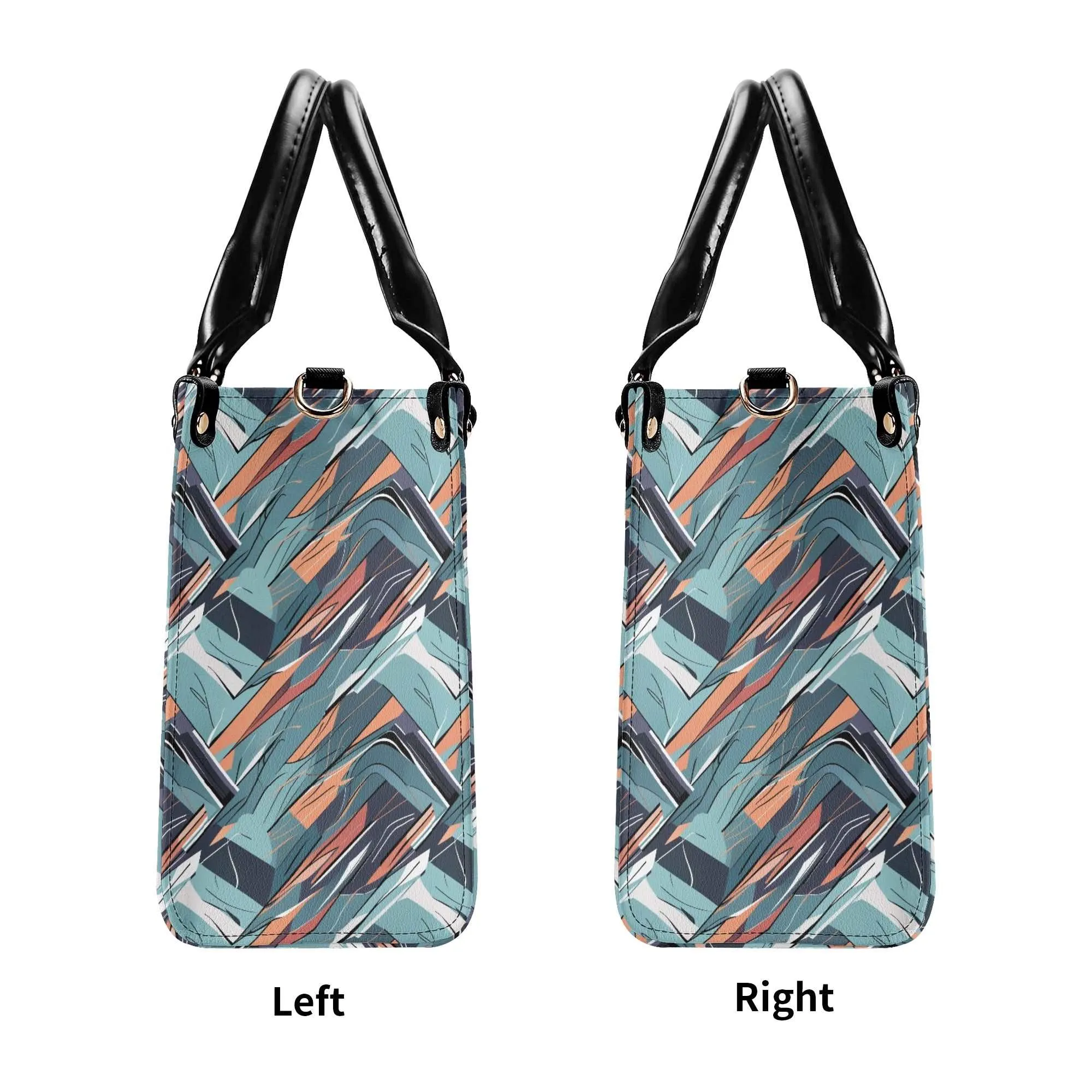 Abstract Breeze Luxury Women Leather Handbag (3 sizes)