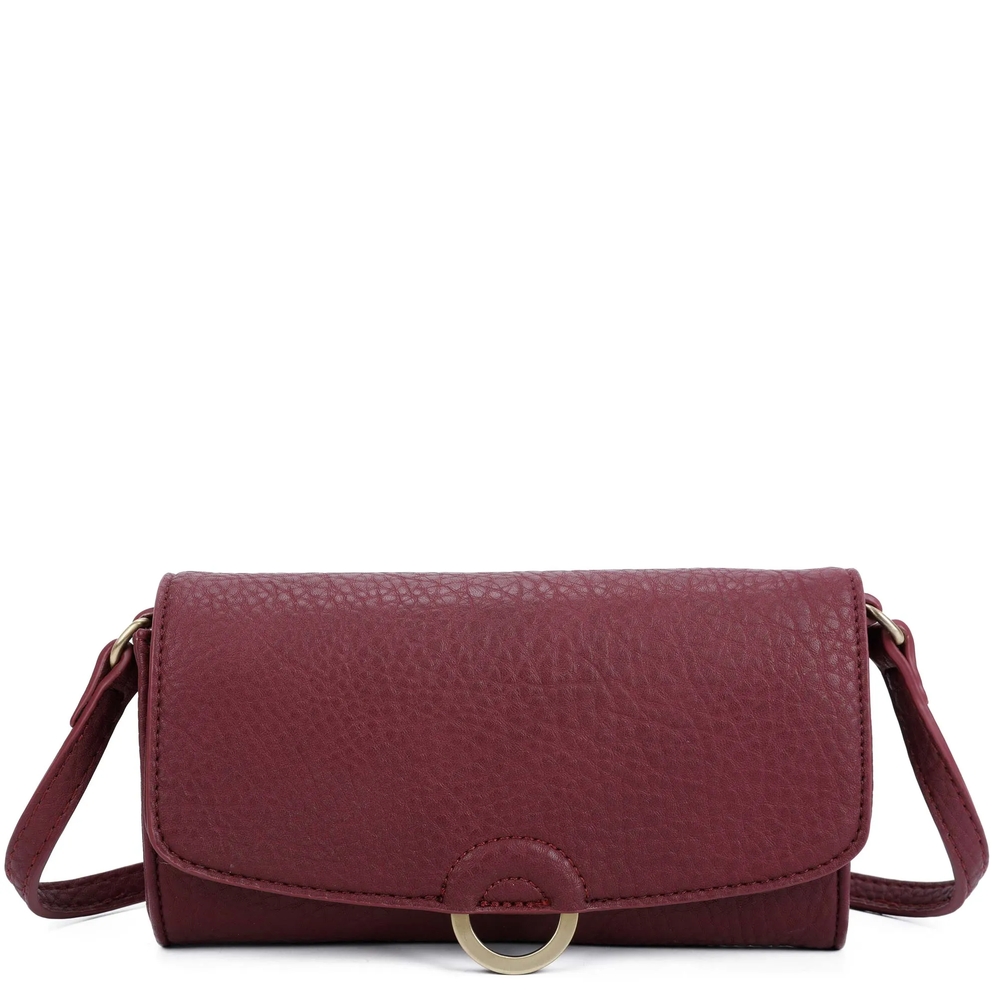 Agnes Wallet Crossbody - Hibiscus