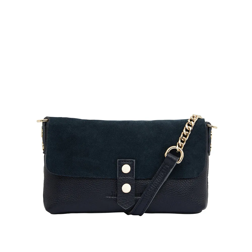 Arlington Milne Paige Clutch/Wallet - Navy Pebble