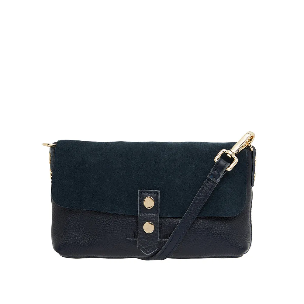 Arlington Milne Paige Clutch/Wallet - Navy Pebble