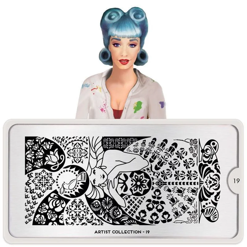 Artist 19 ✦ Nail Stamping Plate