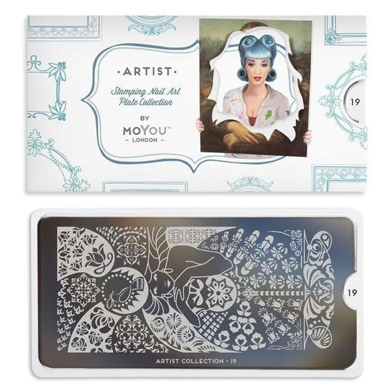 Artist 19 ✦ Nail Stamping Plate