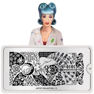 Artist 19 ✦ Nail Stamping Plate