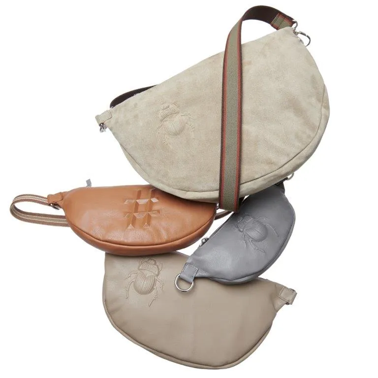 Belt Bag XXL - Scarabmotive Grey Suede