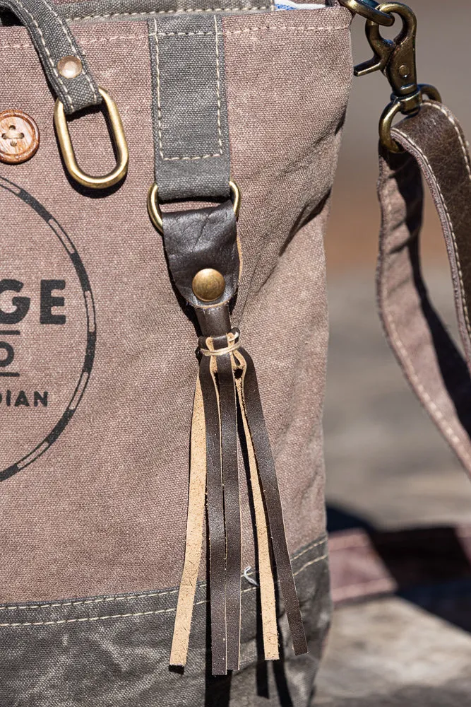 Boho Crossbody Canvas Bag