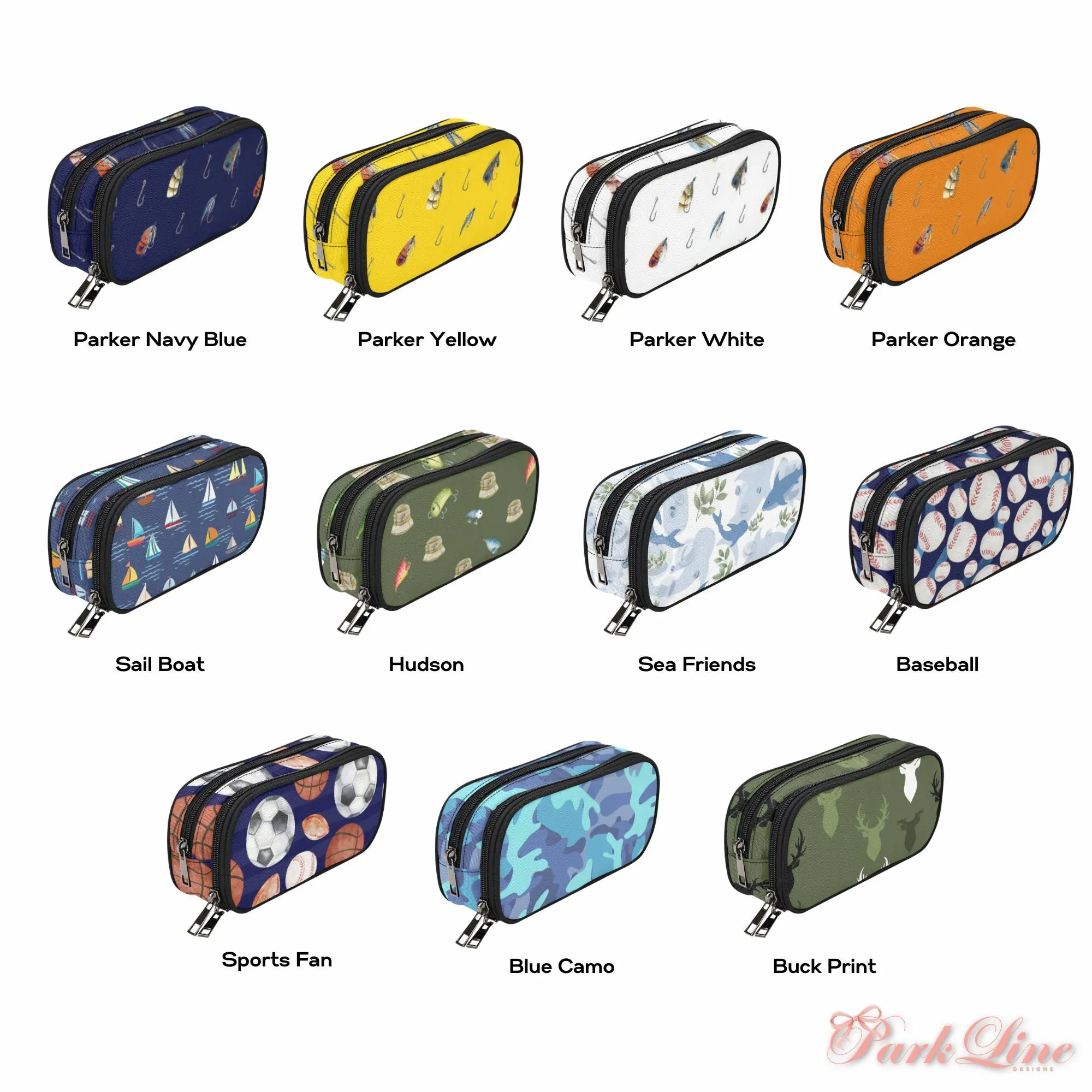 Buck Print Pencil Pouch | Durable Organizer for Pens & Supplies