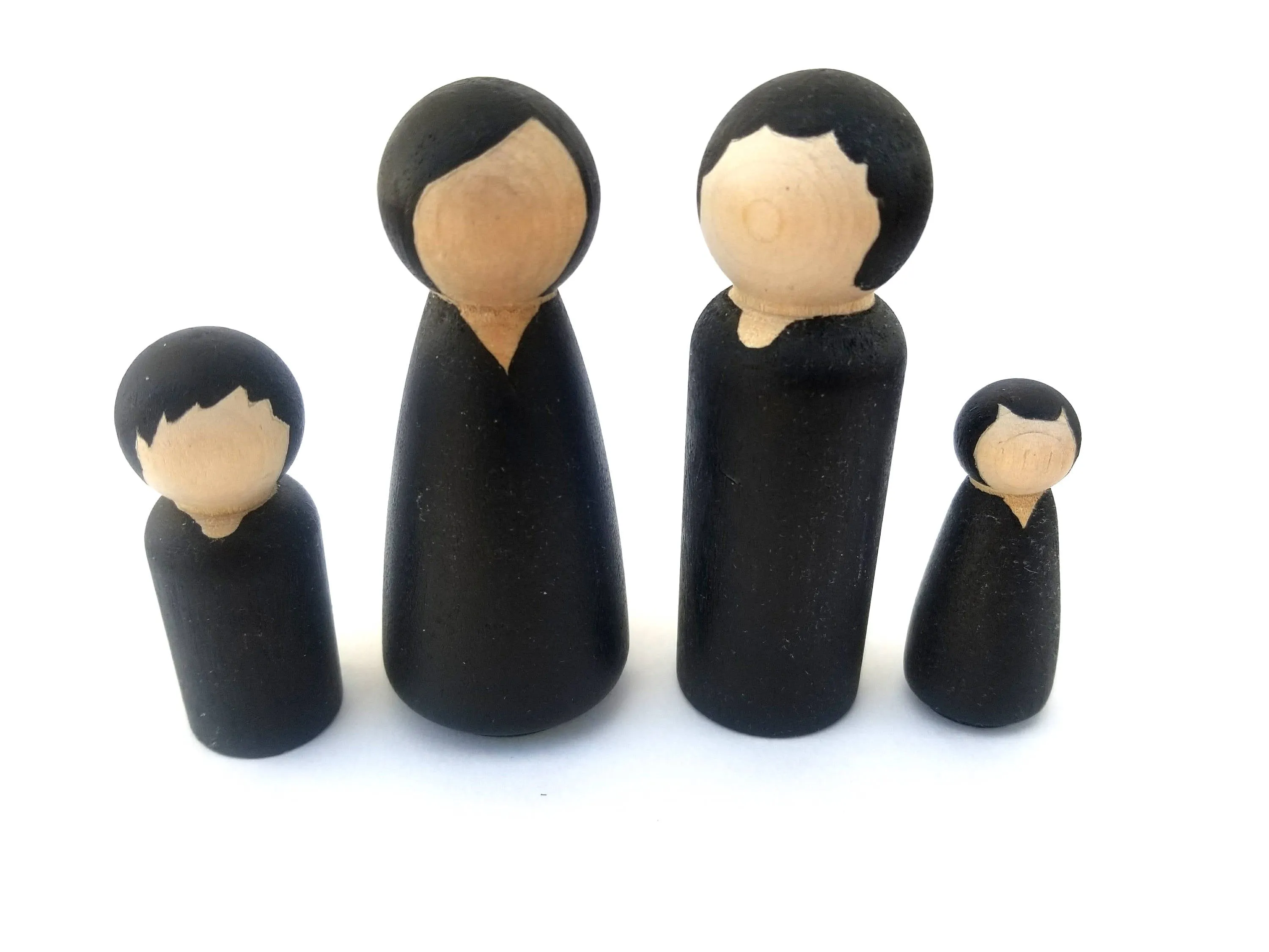 Chalkboard peg dolls