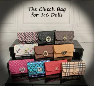 Clutch Handbags for 1:6 Dolls like Barbie, Blythe, Integrity, JHA