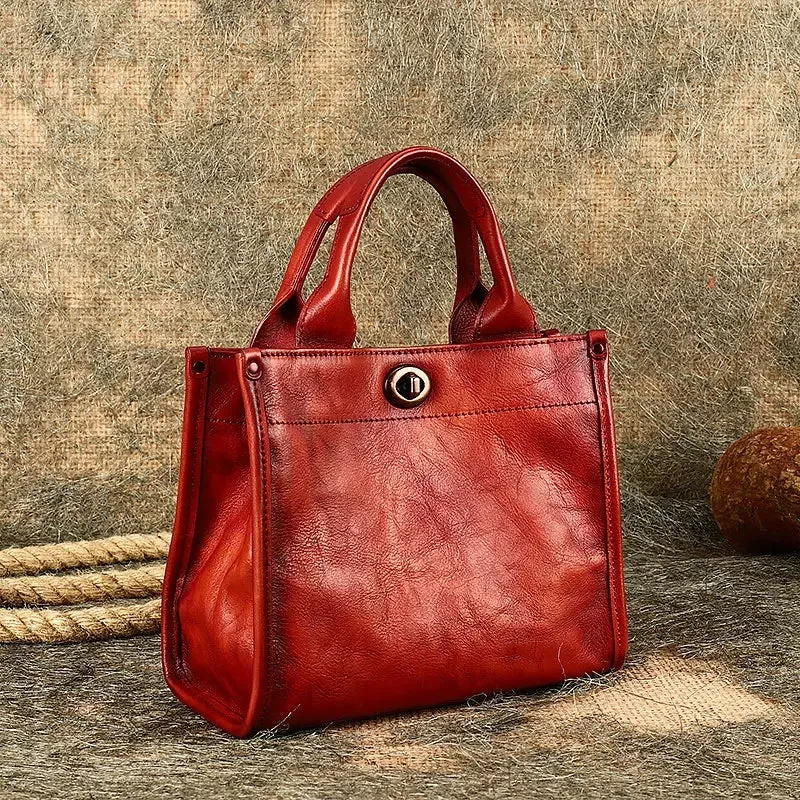 Cute Ladies Leather Crossbody Tote Shoulder Handbags