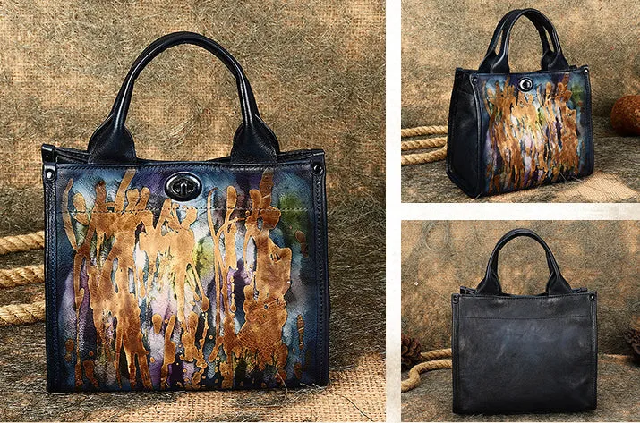 Cute Ladies Leather Crossbody Tote Shoulder Handbags