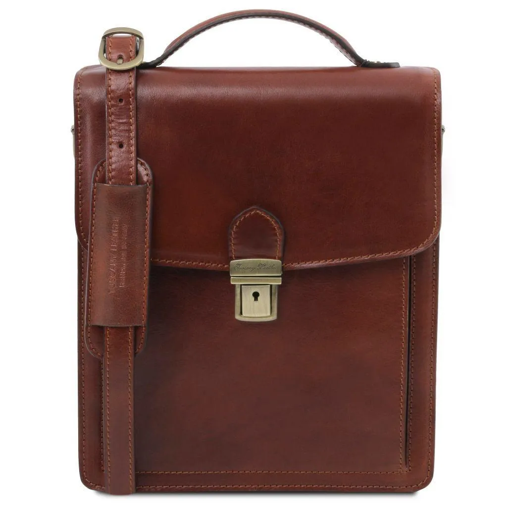 David - Leather Crossbody Bag - large size | TL141424