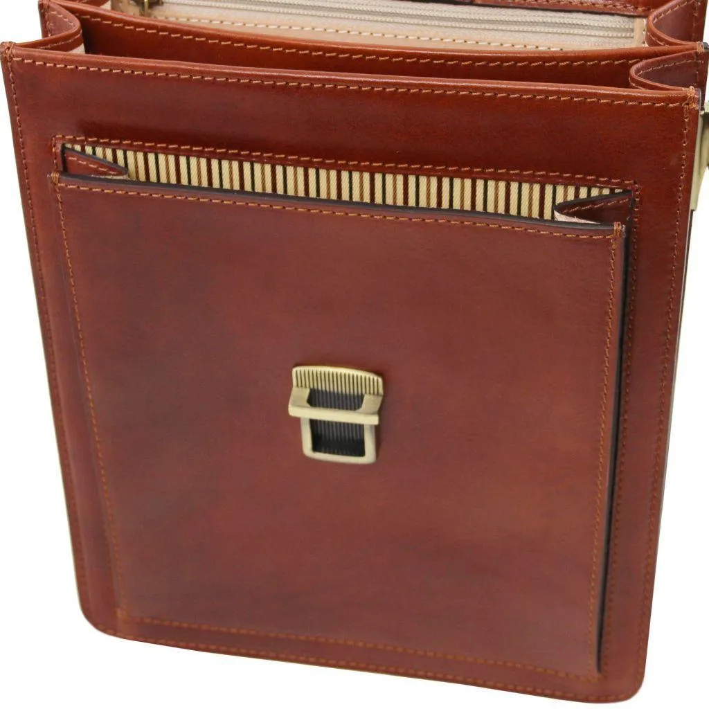 David - Leather Crossbody Bag - large size | TL141424