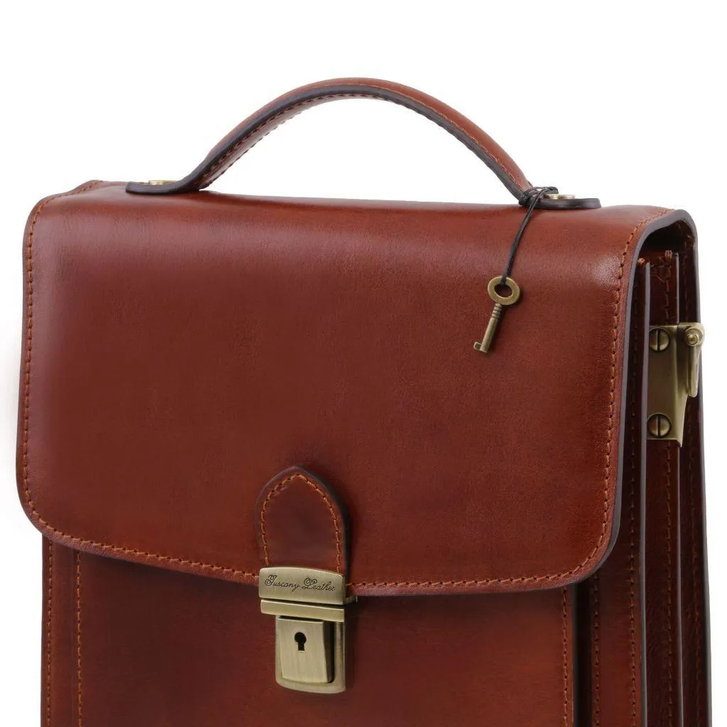 David - Leather Crossbody Bag - large size | TL141424
