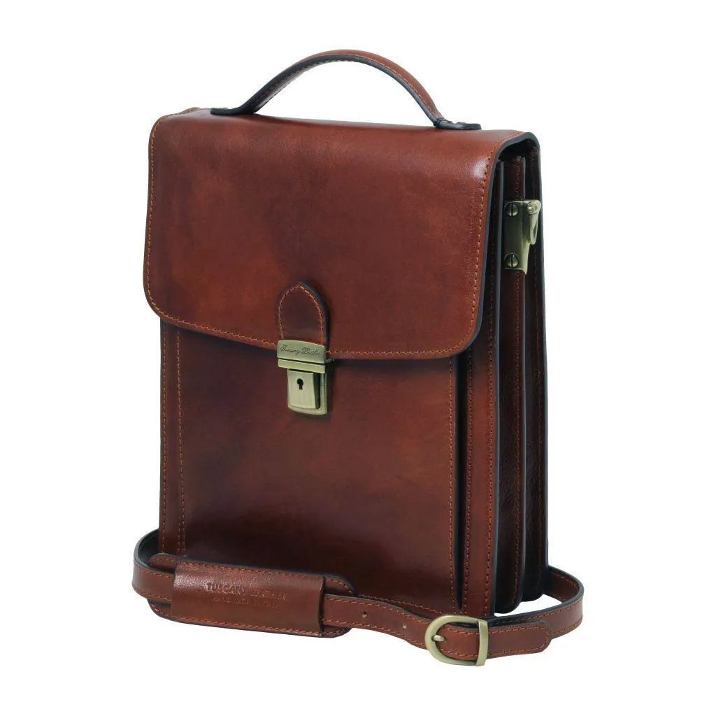 David - Leather Crossbody Bag - large size | TL141424