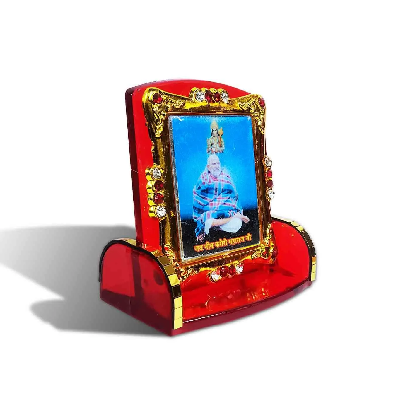 De-Autocare Lord Hanuman/bajrangali Bali Neem Karoli Baba Arylic God Idol, Car Dashboard/office Desk/table/home Decor Showpiece for Murti, Ideal Gift Item