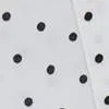 Dot-Print Wrap Shirt
