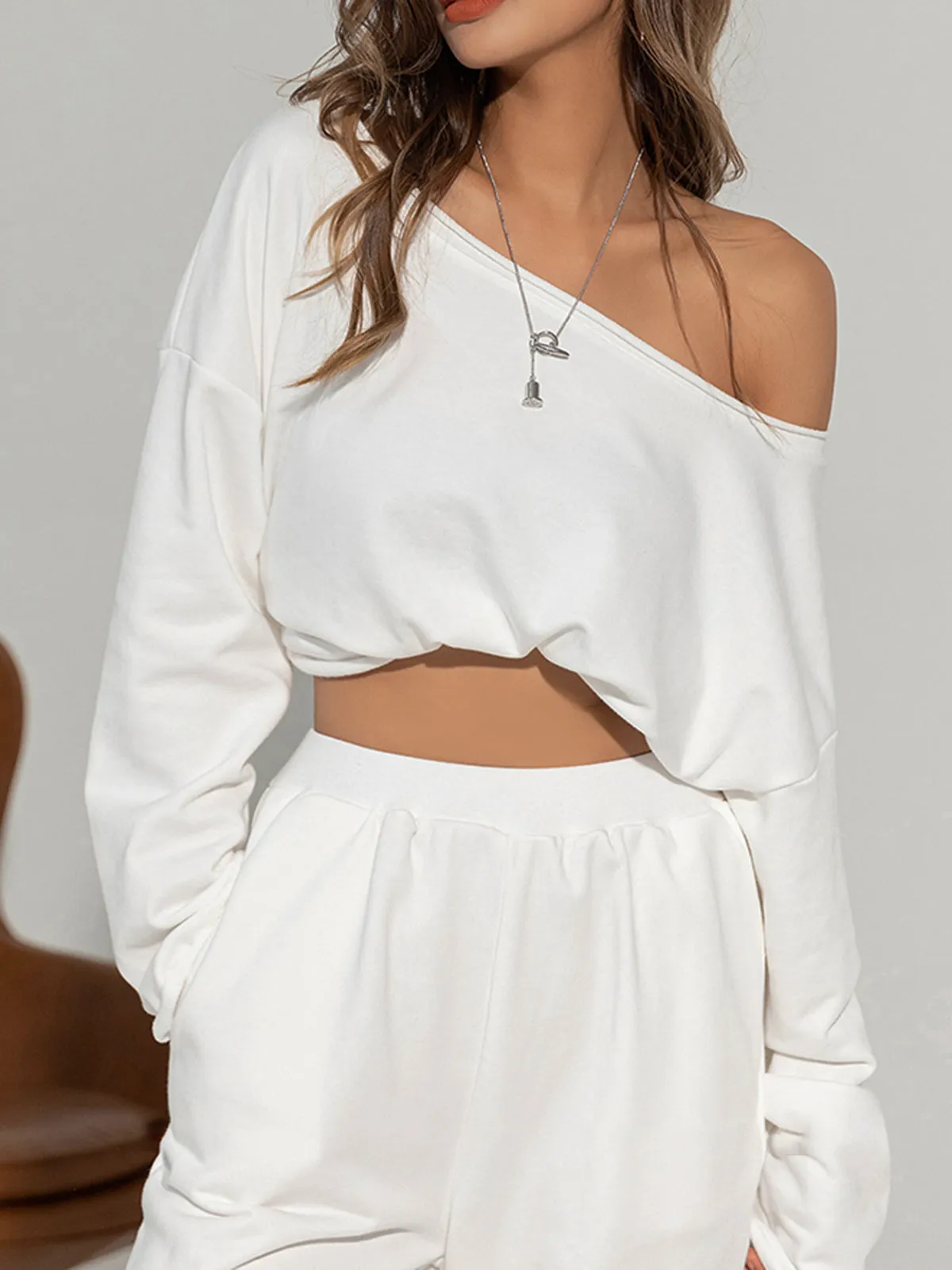 Elastic Mid Graceful Waist Sweatpants