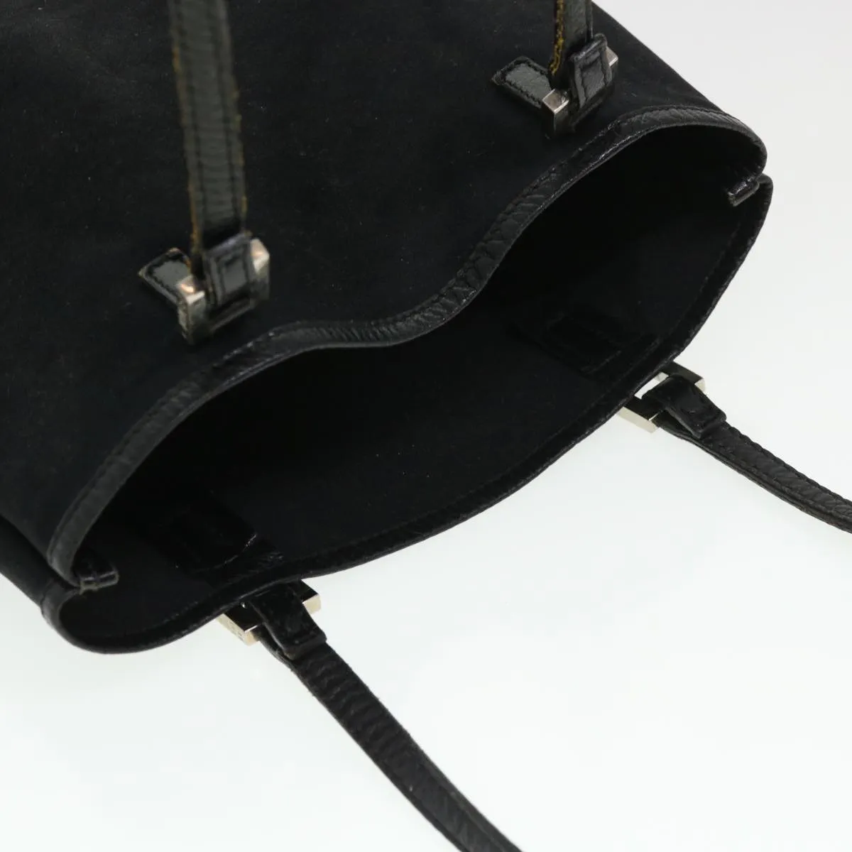FENDI Tote Bag Nylon Black  bs4673