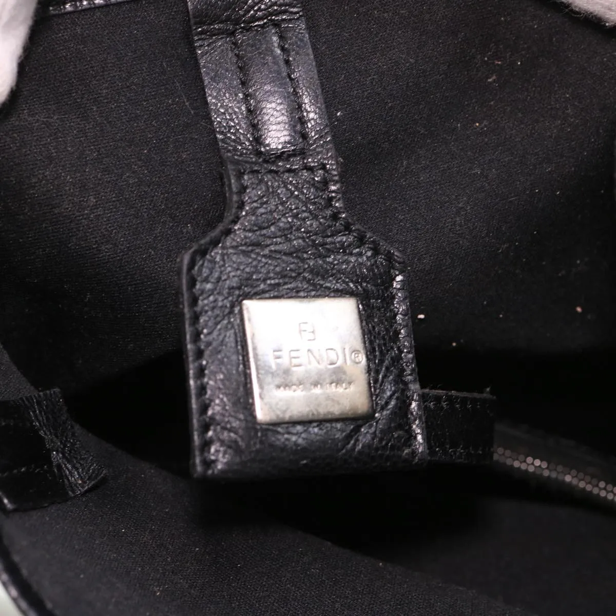 FENDI Tote Bag Nylon Black  bs4673