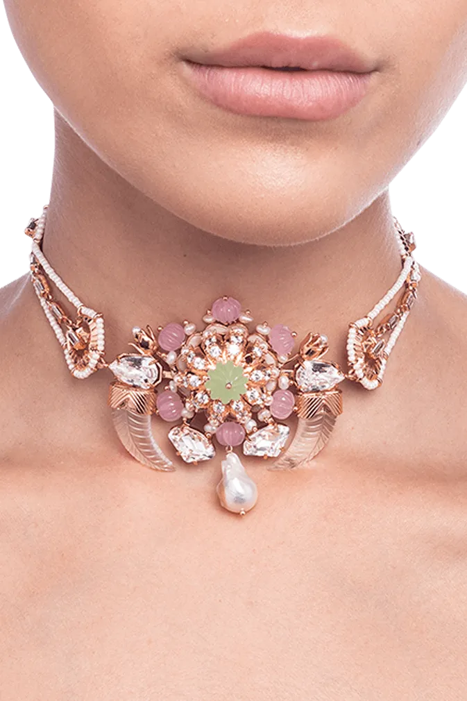 Graine de Melon Sculpte Choker