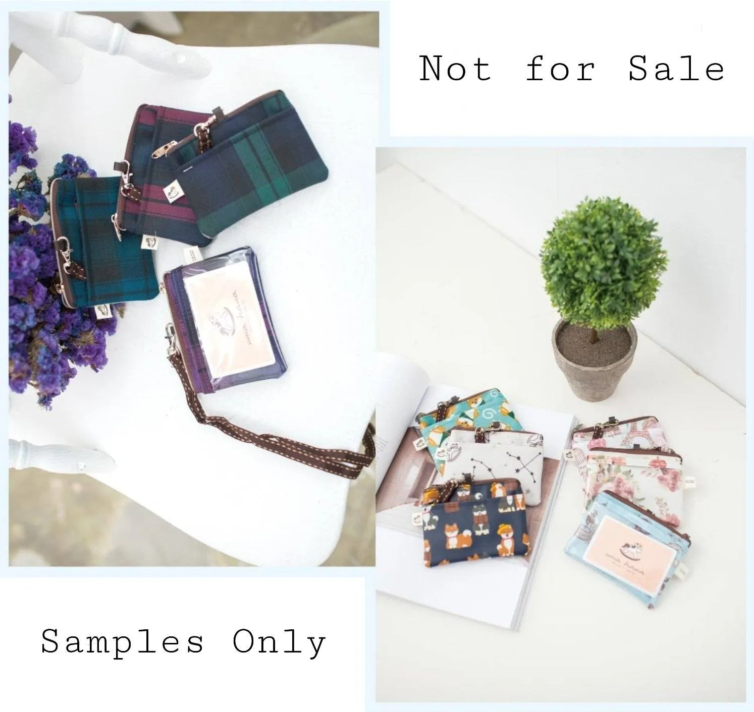 Gray Card & Coin Purse