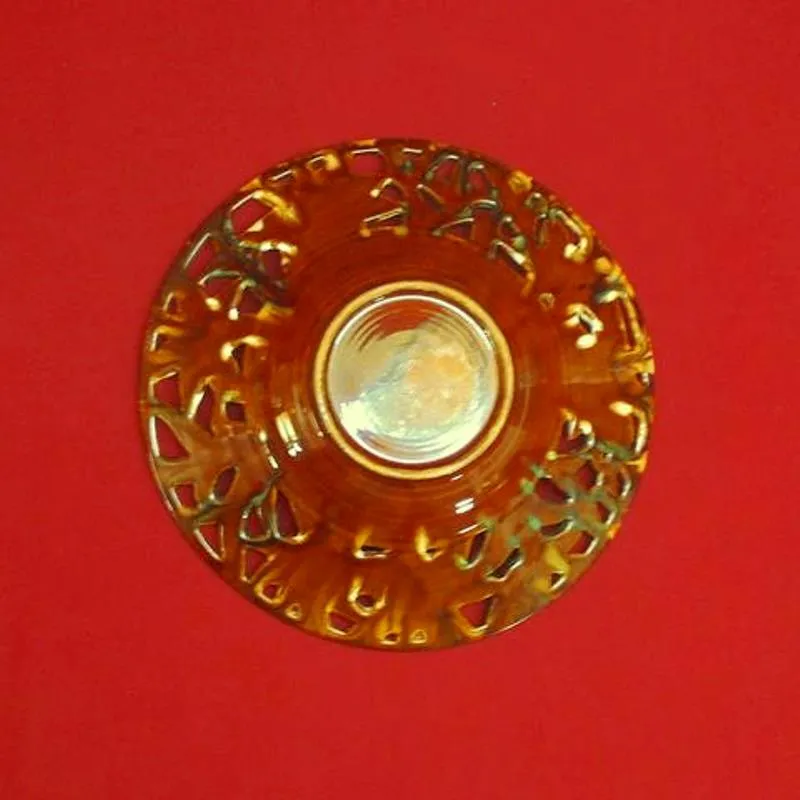 Hand Painted Daisies Plate