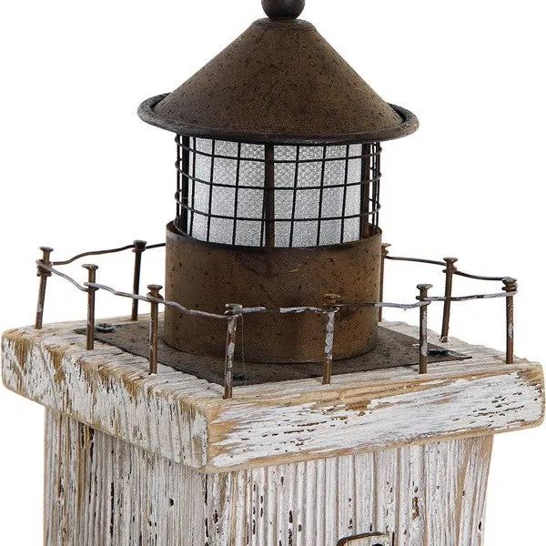 Headlight Dekodonia Ornamental Sailor Metal Paolownia wood (10 x 10 x 36 cm)