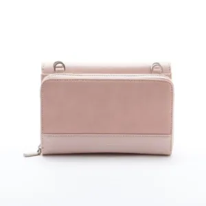 Jane 2-in-1 Wallet Purse - Rose/Suede