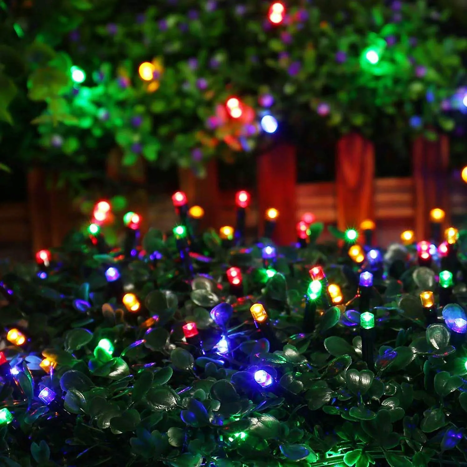 Kuber Industries 2 Piece 8 MM 30 Meter LED's Waterproof Fairy Decorative String Light - Red Green Blue - Decoration Indoor/Outdoor for Party Wedding Diwali -CTKTC23011