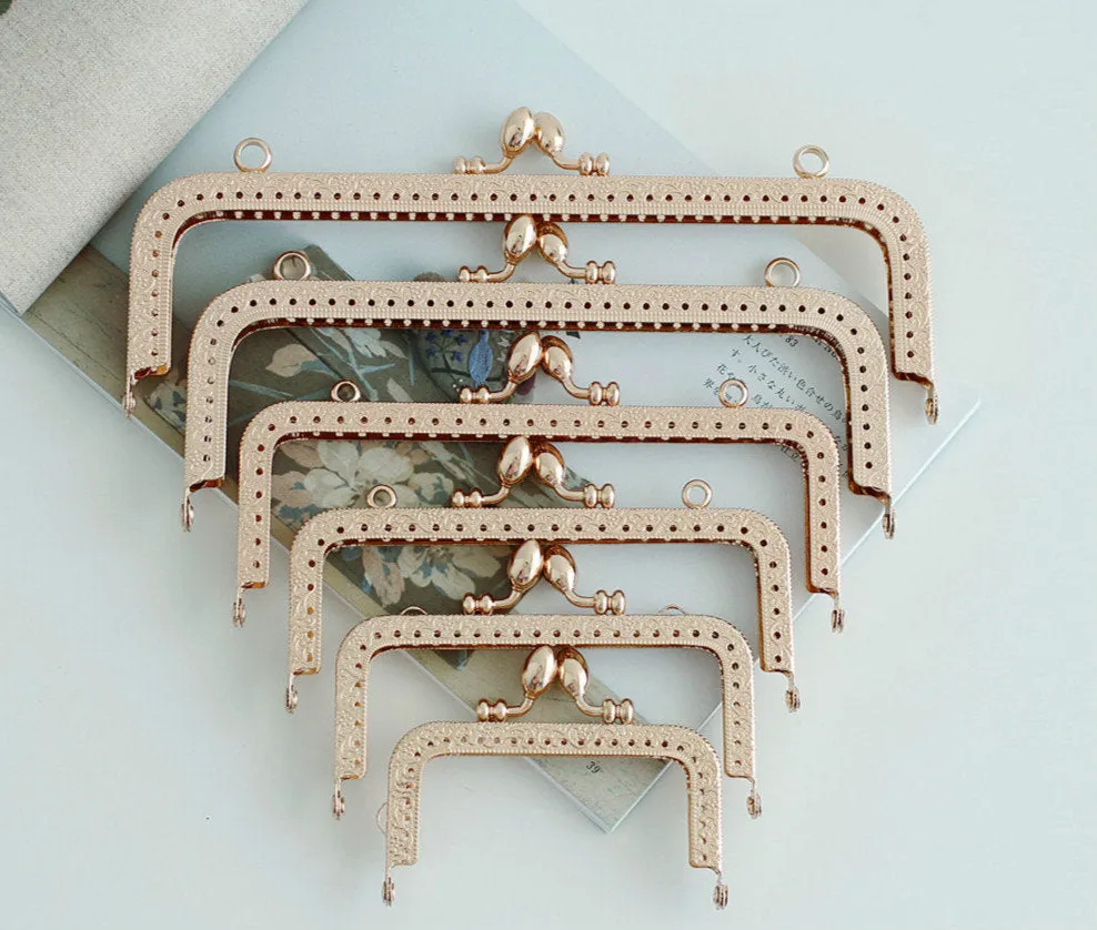 Light Gold Purse Frame Wedding Purse Frame 3"/4"/5"/6"/7"/8"