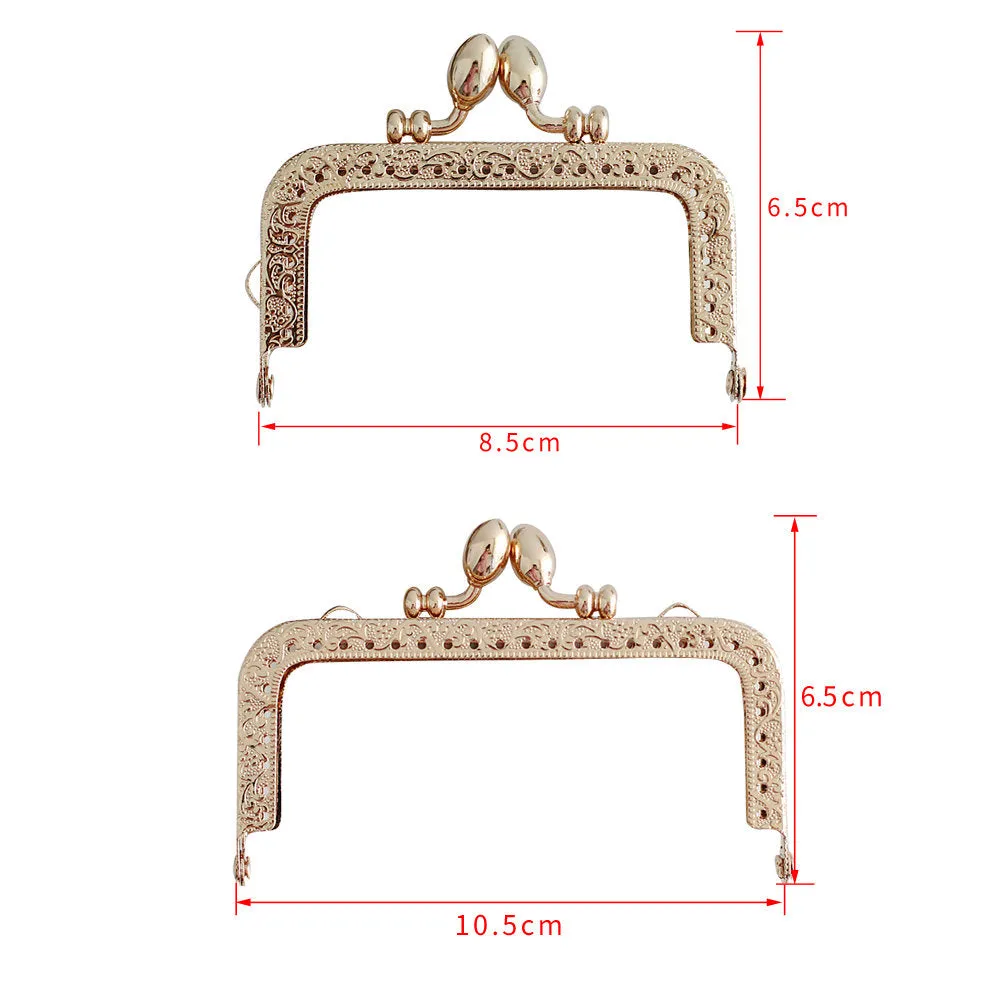 Light Gold Purse Frame Wedding Purse Frame 3"/4"/5"/6"/7"/8"