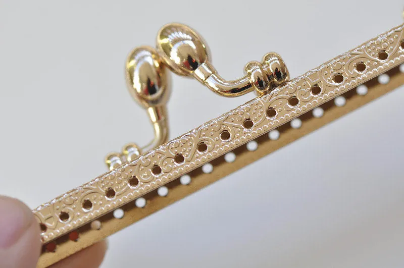 Light Gold Purse Frame Wedding Purse Frame 3"/4"/5"/6"/7"/8"
