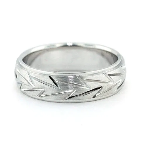Men's Wedding Band - Striking