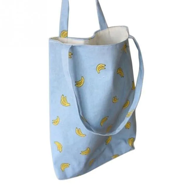 Natural Linen and Cotton Shopping Bag - Eco-Friendly Tote Bag