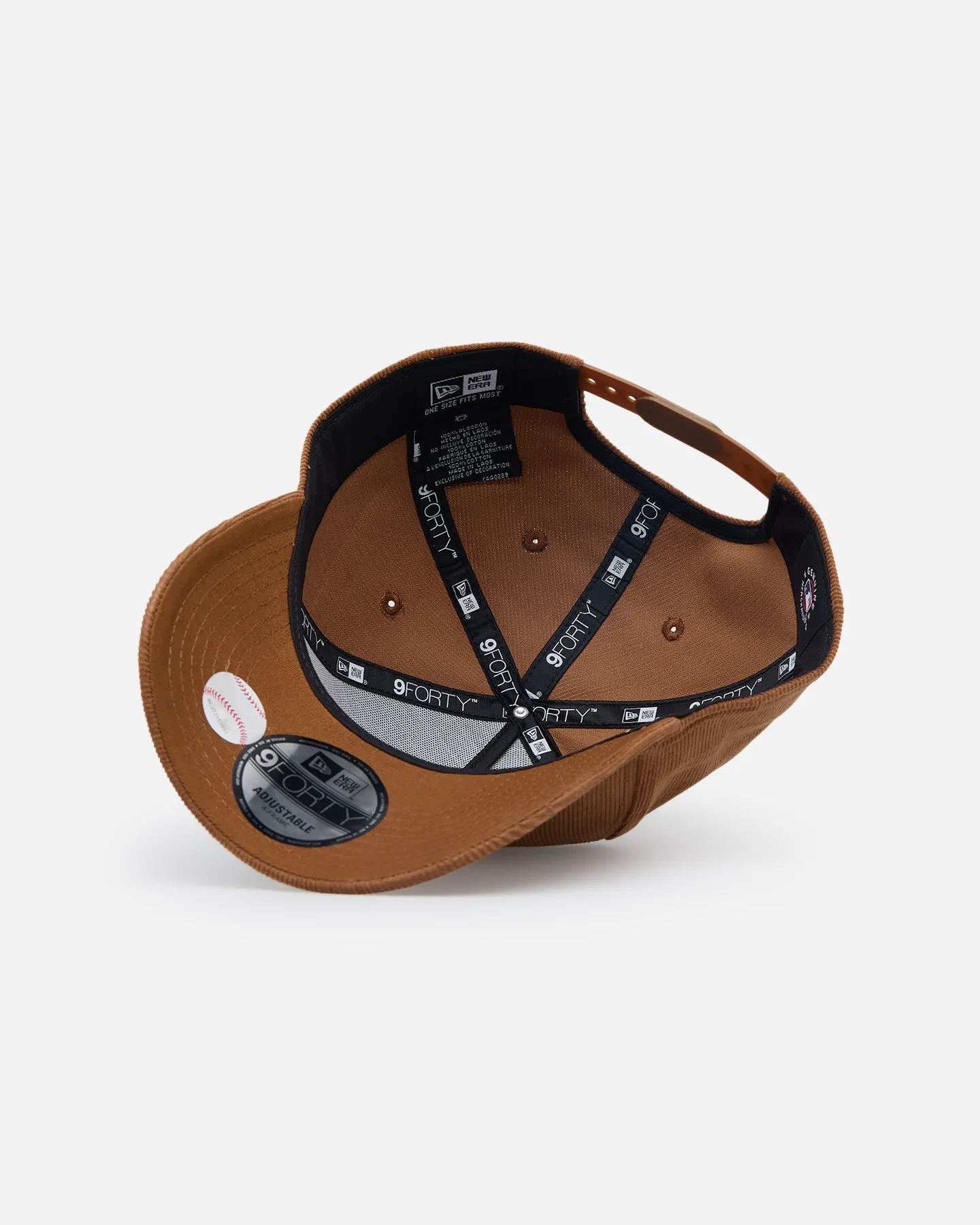 New Era Los Angeles Dodgers 'Ornamental Corduroy' 9FORTY A-Frame Snapback Tan