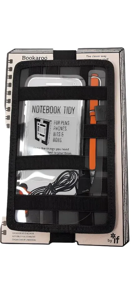 Note Book Tidy-Charcoal-40933