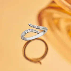 Open Wrap Diamond Band