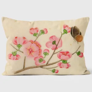 Ornamental Cherry & Butterfly - Mary Evans Cushion