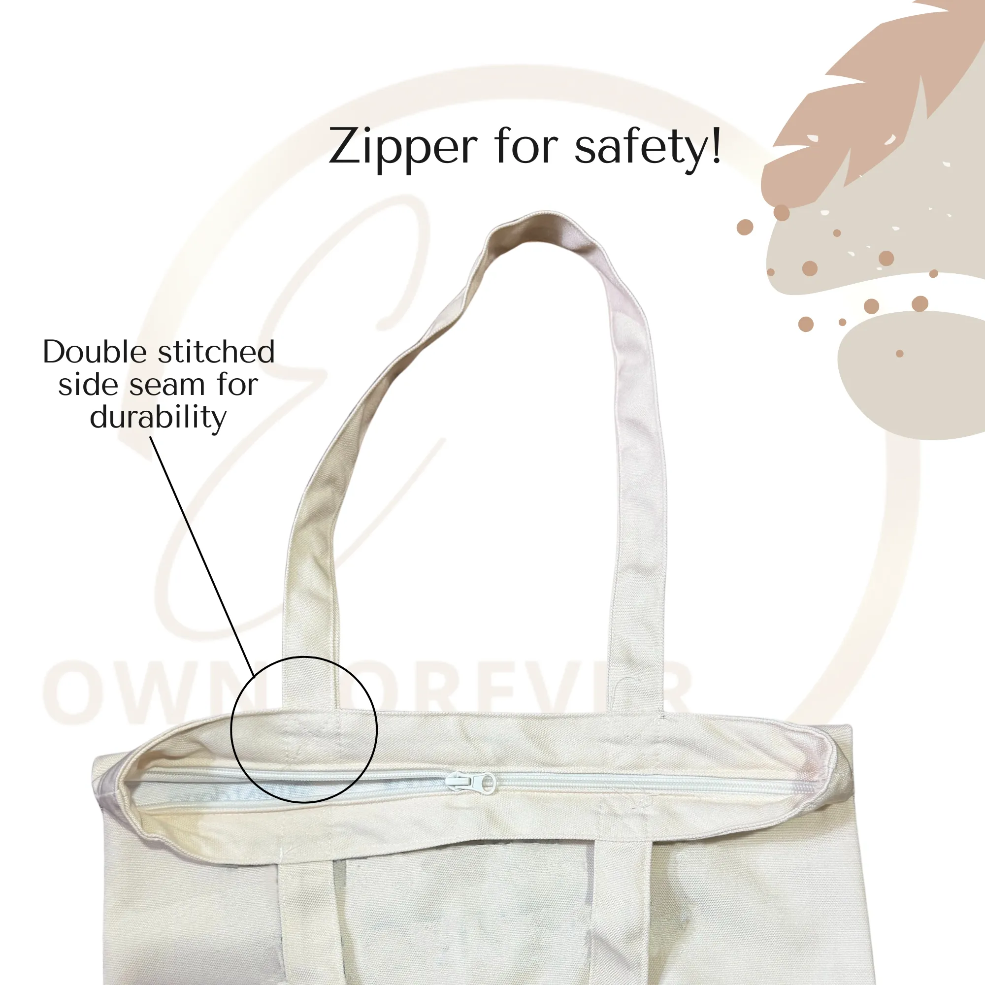 Overthinking! Because wrong choices need effort Tote bag with Zipper Red