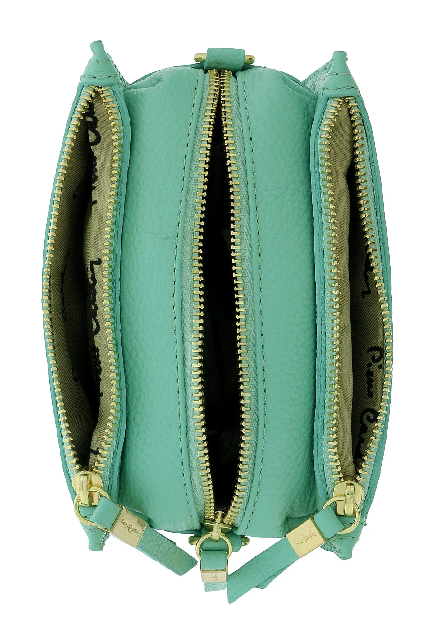 Pierre Cardin Tiffany Leather Small Structured Square Crossbody Bag